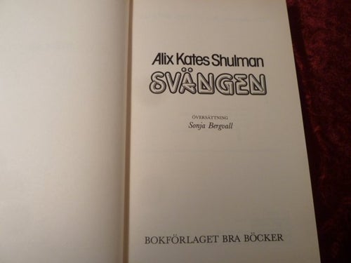 SVÄNGEN, A. K. SHULMAN, 1983,  BÖCKER
