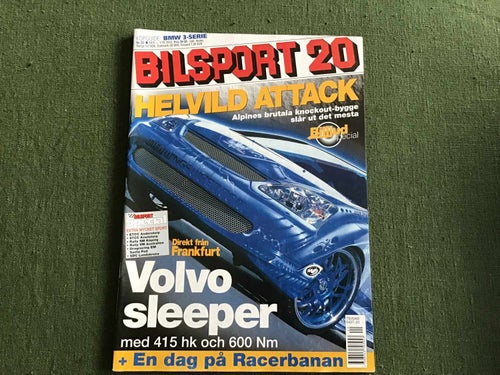 BILSPORT NR 20 2003 VOLVO SLEEPER,BMW 3 serie,HOCKEYS AMAZON,BILLJUD SPECIAL