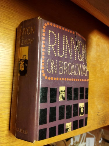Runyon on Broadway. Bok, inbunden. Lässkick