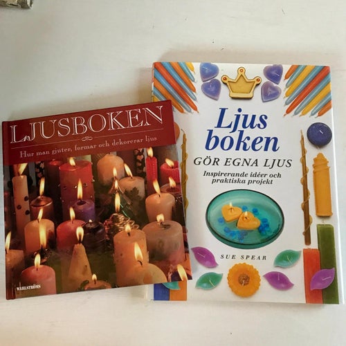 LJUSBOKEN gjuter, formar och dekorera ljus + LJUSBOKEN Gör egna ljus