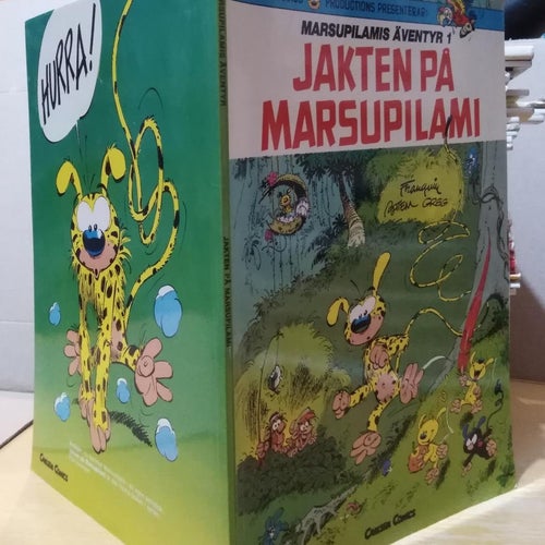 Marsupilamis äventyr 1 Jakten på Marsuåilami. 1:a upplagan 1988, Very Fine plus