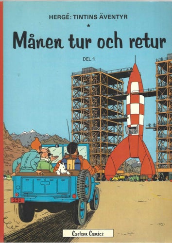 Tintin Månen tur och Retur del 1 1579 skick fn