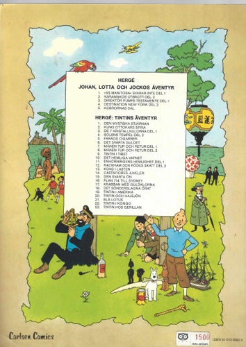 Tintin Månen tur och Retur del 1 1579 skick fn