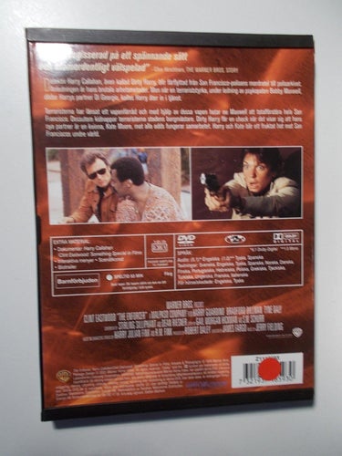 DIRTY HARRY - HÅRDINGEN - svensk DVD i slipcase CLINT EASTWOOD
