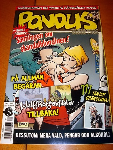 PONDUS (svensk) NY OLÄST Nr 3 2008