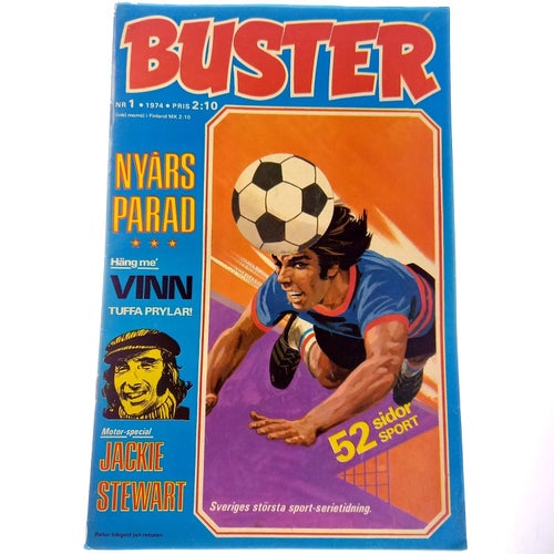 Buster - 1974 - NR 1 - Motorspecial : Jackie Stewart