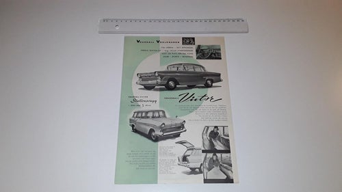 Vauxhall Velox och Cresta 2 sidor tryckt ? text svenska