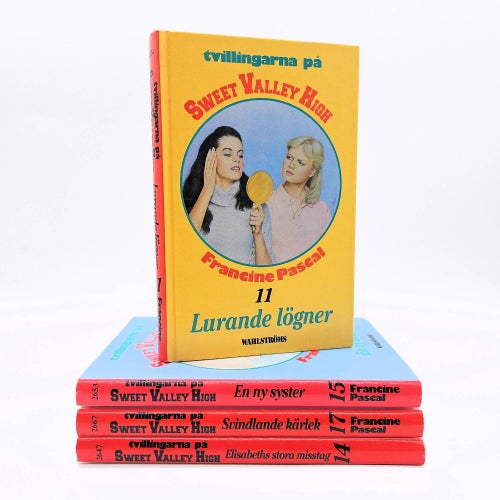 Tvillingarna på Sweet Valley - 4 böcker - Francine Pascal
