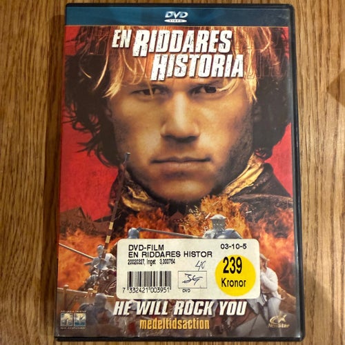 En Ridders Historia DVD
