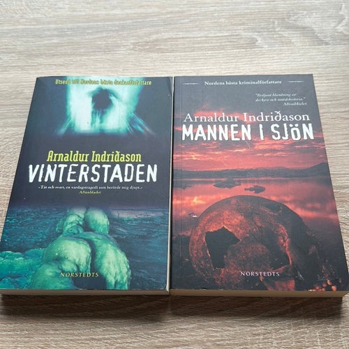 Arnaldur Indriðason - Bokpaket 2 böcker