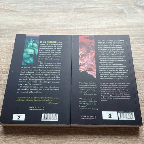 Arnaldur Indriðason - Bokpaket 2 böcker