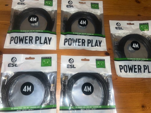 Helt ny ( 5 stycken) ESL Gaming Kabel Xbox One 4M