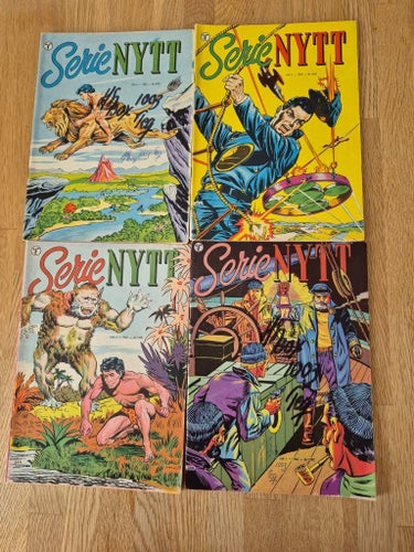 SerieNytt 4 st från 1960 nr 1-4.