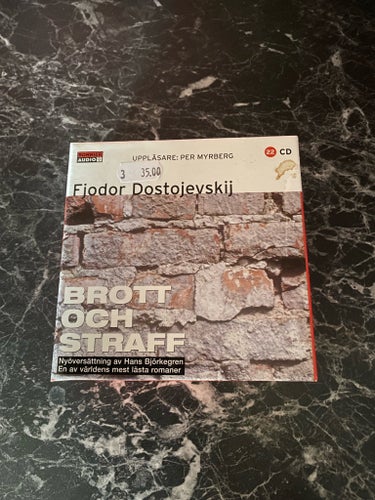 Brott och Straff av Fjodor Dostojevskij (Ljudbok, CD)