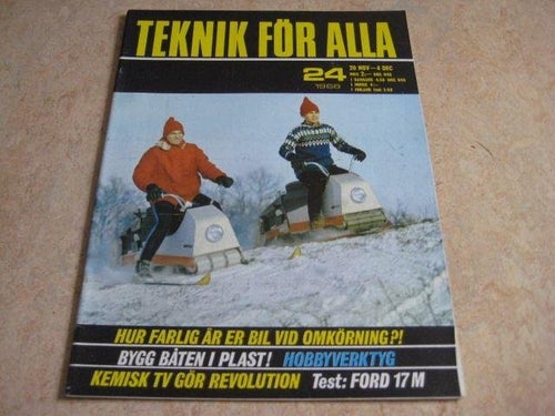 TEKNIK FÖR ALLA NR 24 1968 TEST: FORD 17 M.