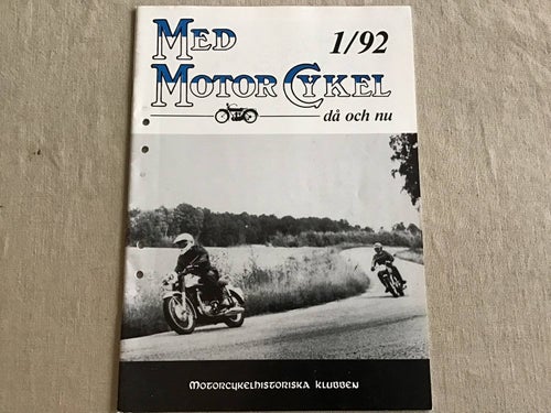 MCHK NR 1 1992 MARTIN STRÖMBERG,ELLEHAM,FLYGPLAN,WANDERER,DUNELT,HUSQVARNA