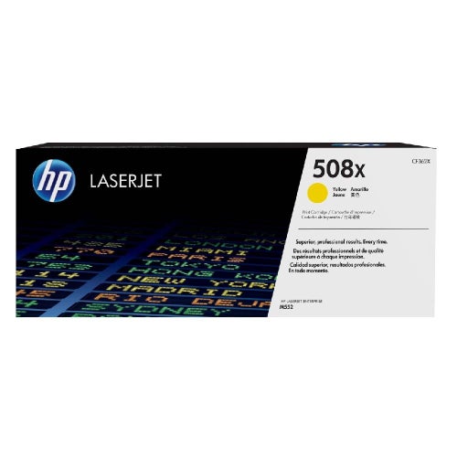 HP 508X Gul Toner (CF362X), Original