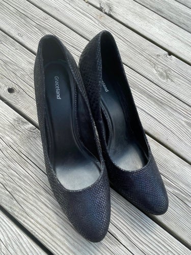 Graceland Pumps, Svarta, Storlek 41