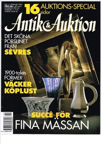 ANTIK & AUKTION 2003 Nr 1-10, 12 - 10 av 11 tidningar