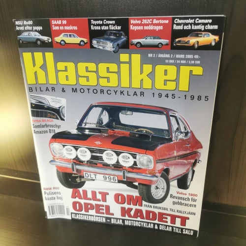 Klassiker Bilar & Motorcyklar 1945-1985, nr 2, Årgång 2, Mars 2005