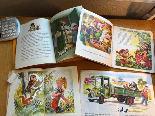 Blandade barnböcker 60–80-tal – Astrid Lindgren m.fl – retro vintage