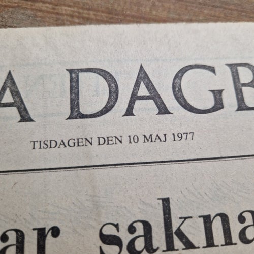 Svenska Dagbladet 10 maj 1977
