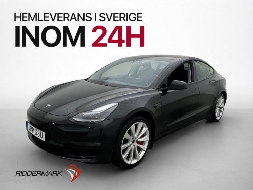 Tesla Model 3 Performance AWD 513hk Pano Kamera Skinn AP