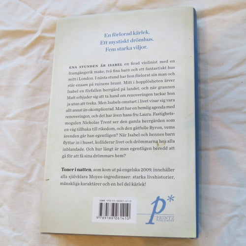 Toner i natten av Jojo Moyes, 2009