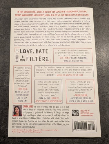 Love, Hate & Other Filters av Samira Ahmed, 2018