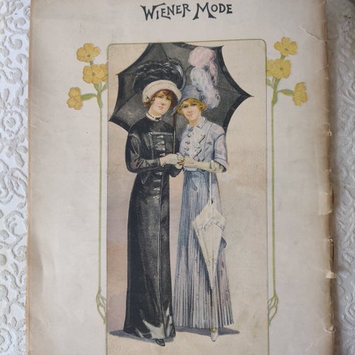 Unikt samlarobjekt: "Wiener Mode" från den 15 april 1912 – med mönsterark!