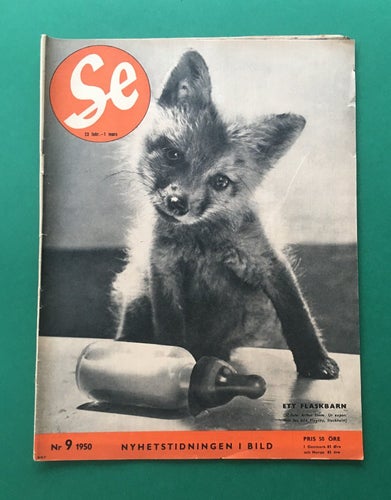 SE nr 9 1950 - Ingrid Bergman, bandy, Salli Salokangas m.m.
