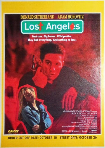 LOST ANGELS - DONALD SUTHERLAND, ADAM HOROVITZ, FILM TIDNINGSANNONS 1989
