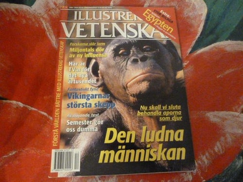 ILLUSTRERAD VETENSKAP, NR 12-1998, TIDNING, DEN LUDNA MÄNNISKAN