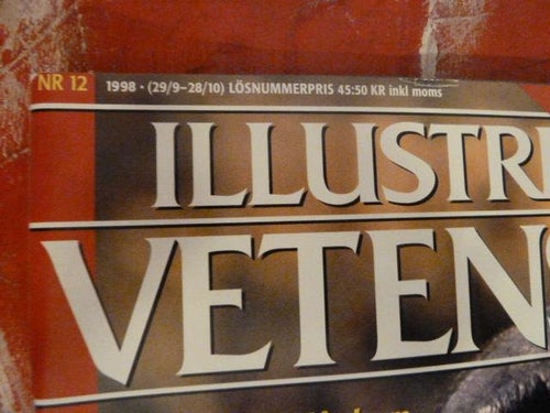 ILLUSTRERAD VETENSKAP, NR 12-1998, TIDNING, DEN LUDNA MÄNNISKAN