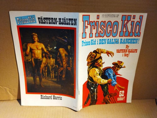 Frisco Kid 1972 nr 6, Very fine plus. omslagsbild Richard Harris