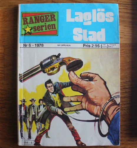 Ranger serien 1978 nr 6 Laglös stad