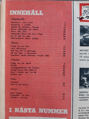 Teknikens Värld nr 24/25 1958: Porsche 356 1600