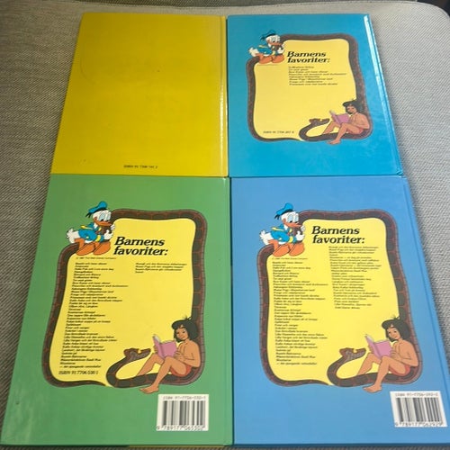 Bokpaket: Disney x 4: se bilder samt info nedan