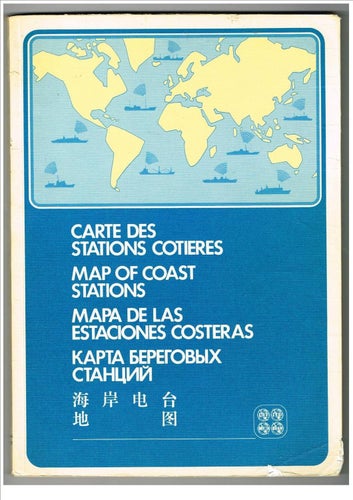MAP OF COAST STATIONS - 10th edition (1976)