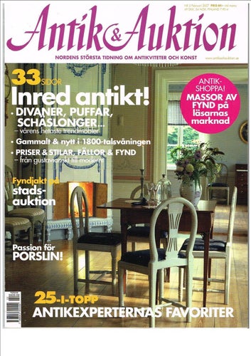 ANTIK & AUKTION 2007 - Nr 1-12 - komplett årgång 11 tidningar