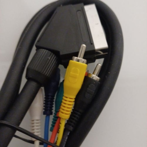 SCART-kabel med RCA-anslutningar