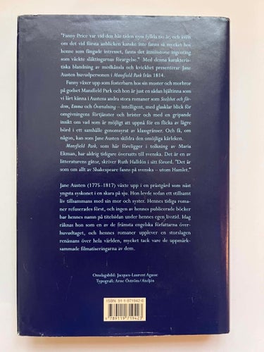 Jane Austen - Mansfield park (inbunden) bok