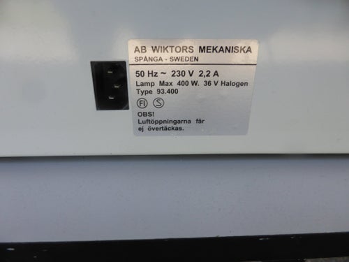 OH-projektor Wiktors Mekaniska Type 93.400