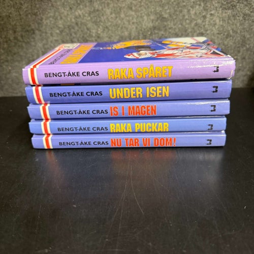 5 böcker av Beng-Åke Cras om Södergårdens Hockey Club - Bokpaket