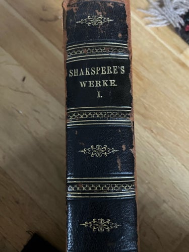 Shakespeares Werke I, Nicolaus Delius, 1872 (Shakespeares dramer på tyska)