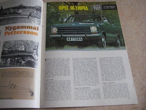TEKNIK FÖR ALLA NR 14 1968 TEST: OPEL OLYMPIA.