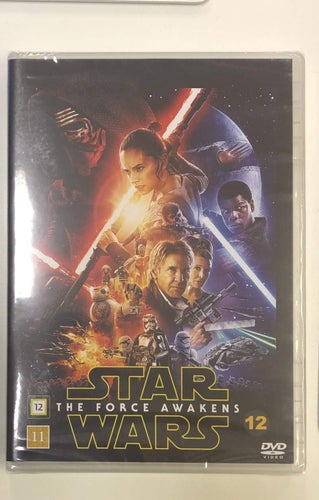 DVD: STAR WARS - The Force awakens  (NY, INPLASTAD)