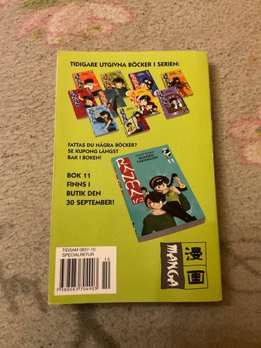 Ranma vol 10 - svenska manga anime fantasy rumiko takahashi inu yasha inuyasha