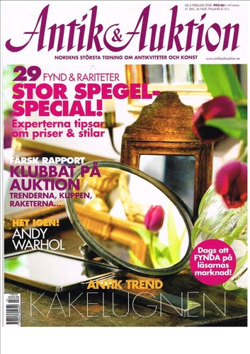 ANTIK & AUKTION 2008 - Nr 1-12 - komplett årgång 11 tidningar