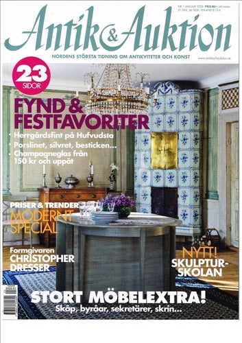 ANTIK & AUKTION 2008 - Nr 1-12 - komplett årgång 11 tidningar